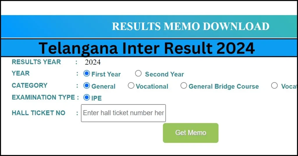 Telangana Inter Result 2024