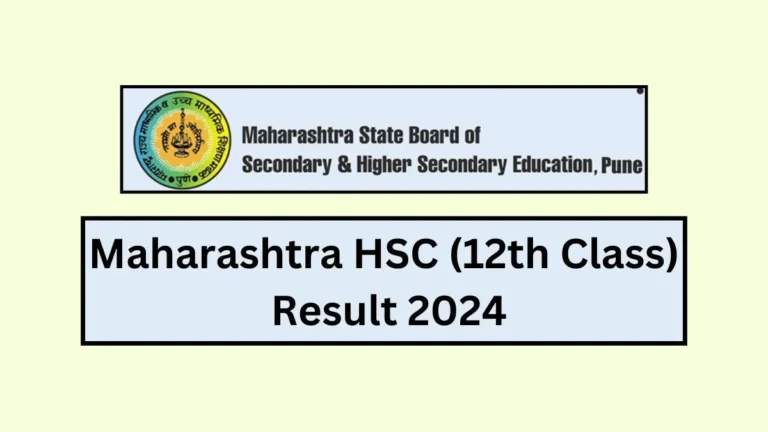 Maharashtra HSC Result 2024