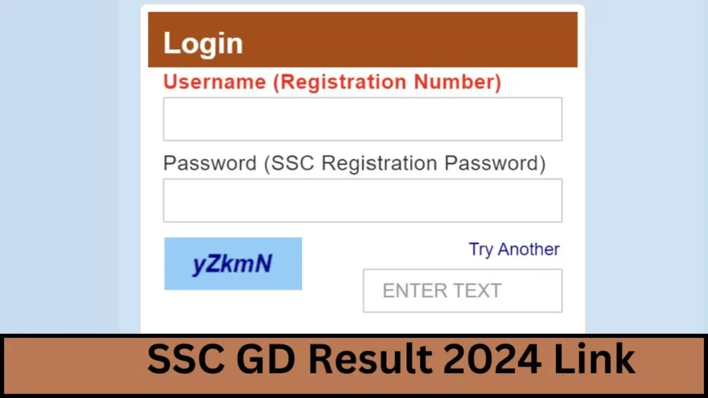 SSC GD Result 2024 Link
