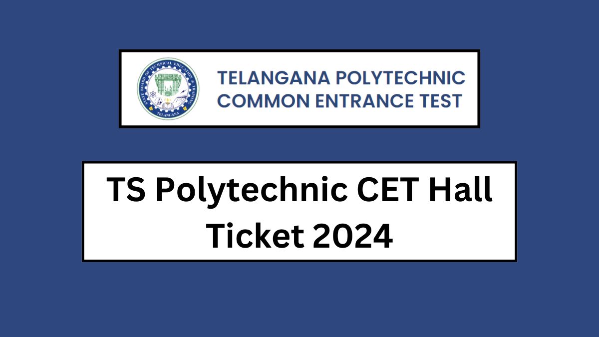 TS Polycet Hall Ticket 2024